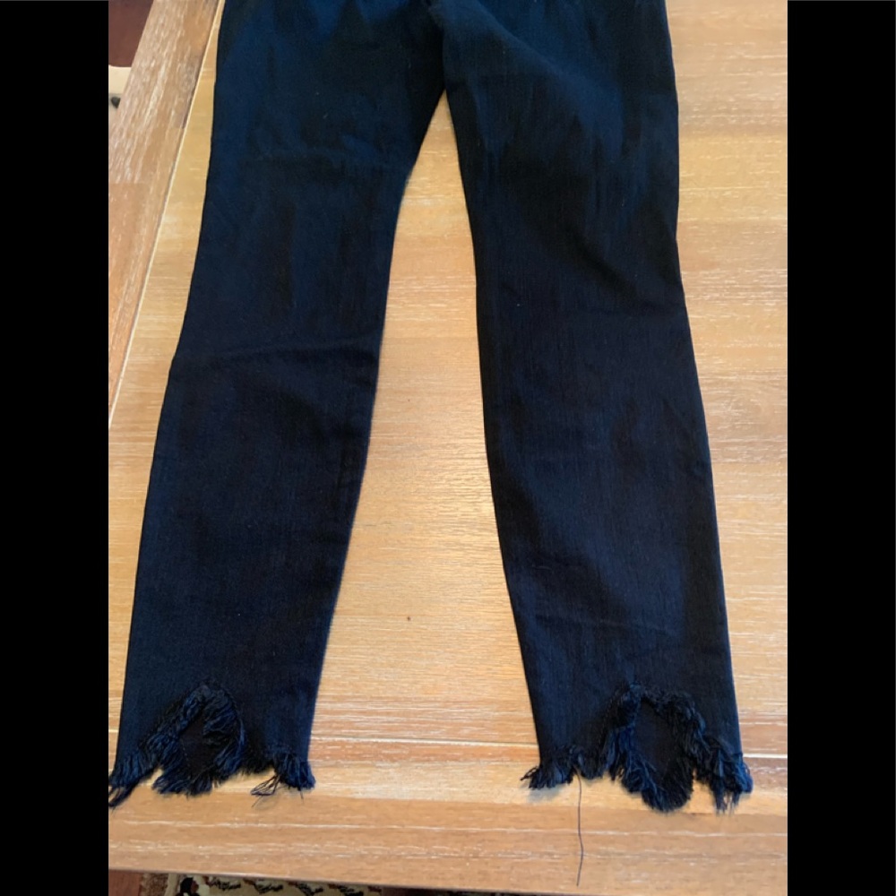 Distressed jeans